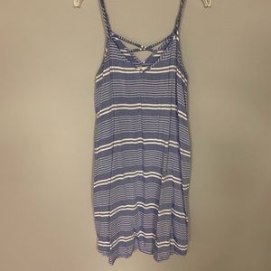 Blue and white dress!